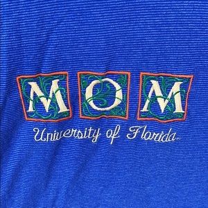 Vintage Florida Gators Mom T Shirt Made in USA Blue University of Florida